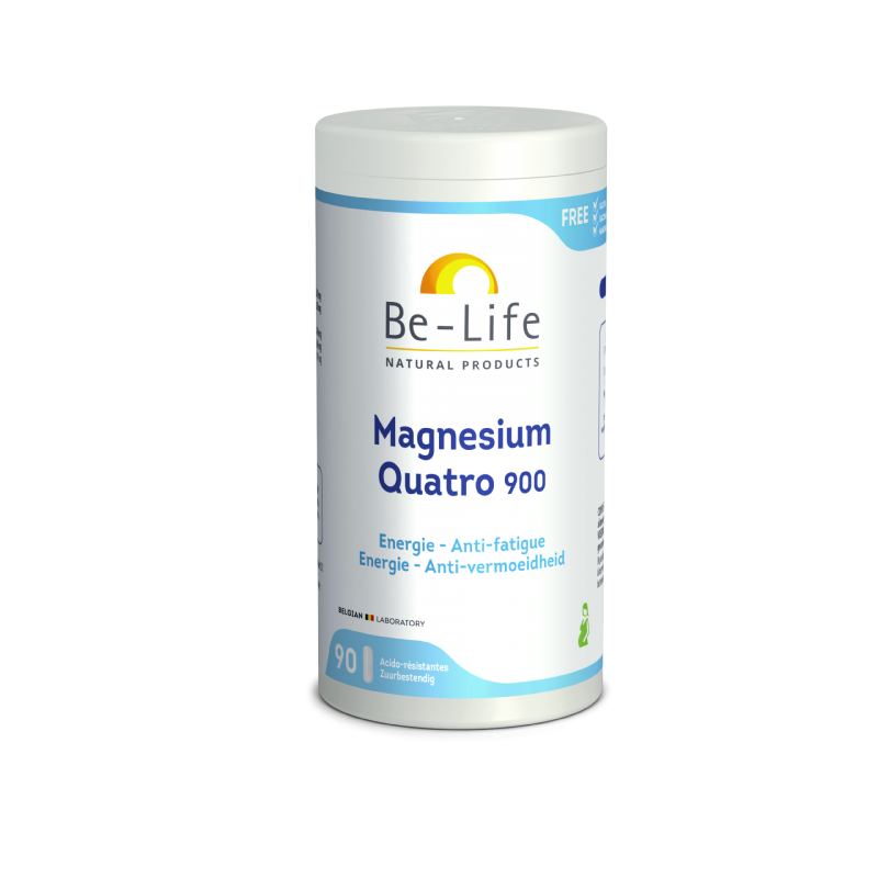 MAGNESIUM QUATRO 900 BE-LIFE 180 GEL.